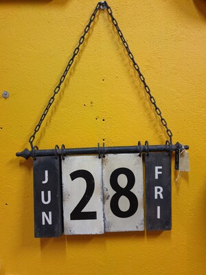 Kalender cijfers 