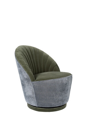 Fauteuil Olive/Whiskey
