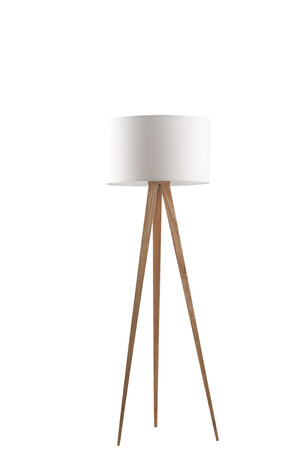 Vloerlamp TRIPOD WOOD
