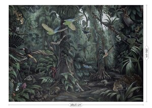 Wandposter Jungle Tropical 389.6 cm