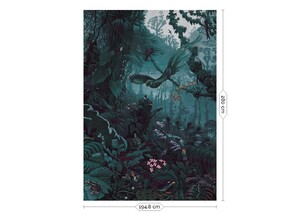 Wandposter Jungle Tropical Landscape 198,4 cm