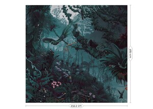 Wandposter Jungle Tropical Landscape 292.2 cm