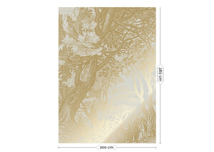 Wandposter Engraved Landscape 200 cm 