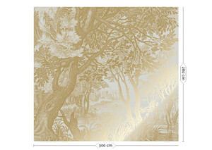 Wandposter Engraved Landscape 300 cm