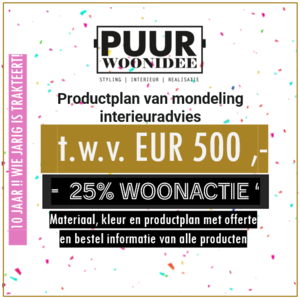 10 JAAR WOONACTIE 500
