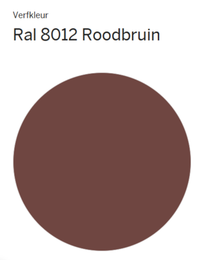 Muurverf Roodbruin Ral 8012