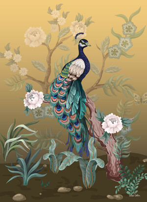 Wandkleed PEACOCK