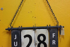Kalender cijfers 