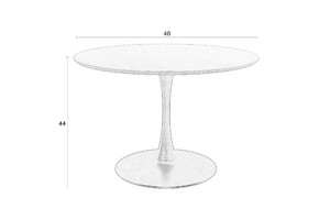 RAKU tafel rond 75 cm