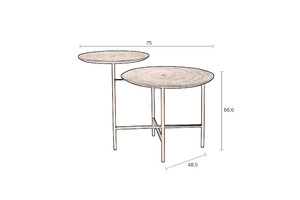 MATHISON tafeltje  Ø75 cm