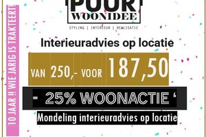 10 JAAR WOONACTIE 250 