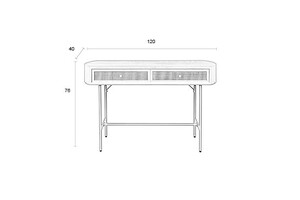 AMAYA wandtafel 2 deurs