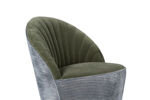 Fauteuil Olive/ Whiskey