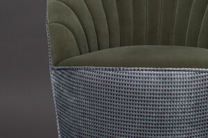 Fauteuil Olive/ Whiskey