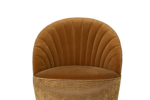 Fauteuil Olive/ Whiskey