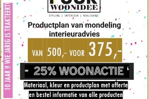 10 JAAR WOONACTIE 500