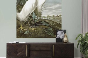 Behangpaneel Sneuw Heron 142.5 x 180 cm