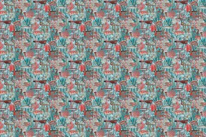 Wandposter Underwater Jungle  292,2 cm 
