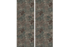 Behang Botanisch patroon 100 x 280 cm
