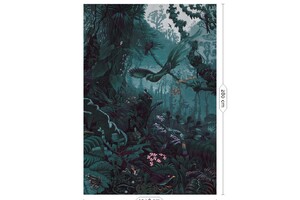 Wandposter Jungle Tropical Landscape 198,4 cm