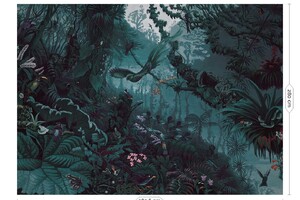 wandposter Jungle Tropical Landscape 389.6 cm