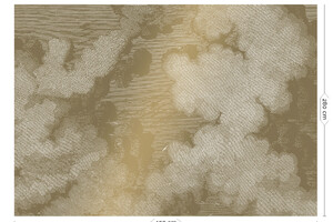 Wandposter Engraved Clouds 400 cm 