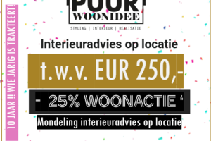 10 JAAR WOONACTIE 250 