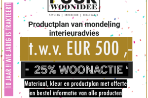 10 JAAR WOONACTIE 500
