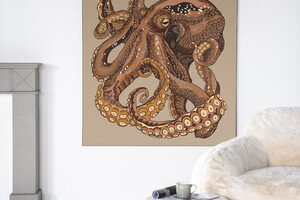 Wandkleed PULPO