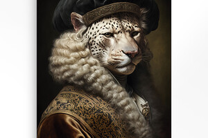 Wandkleed SNOW LEOPARD