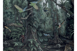 Wandposter Jungle Tropical 198,4 cm