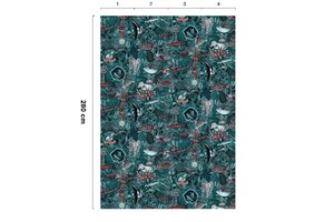 Wandposter Underwater Jungle  194.8 cm