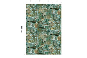 Wandposter Underwater Jungle  194.8 cm