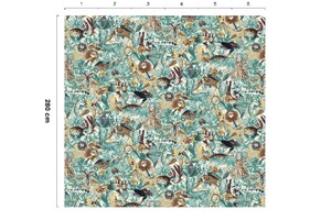 Wandposter Underwater Jungle  292.2 cm