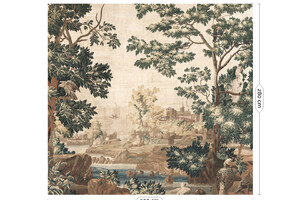 Wandposter eeuwenoud 300 cm 